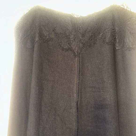 Zara Heavy Cotton Black Women's Dress - Picture 3 of 8